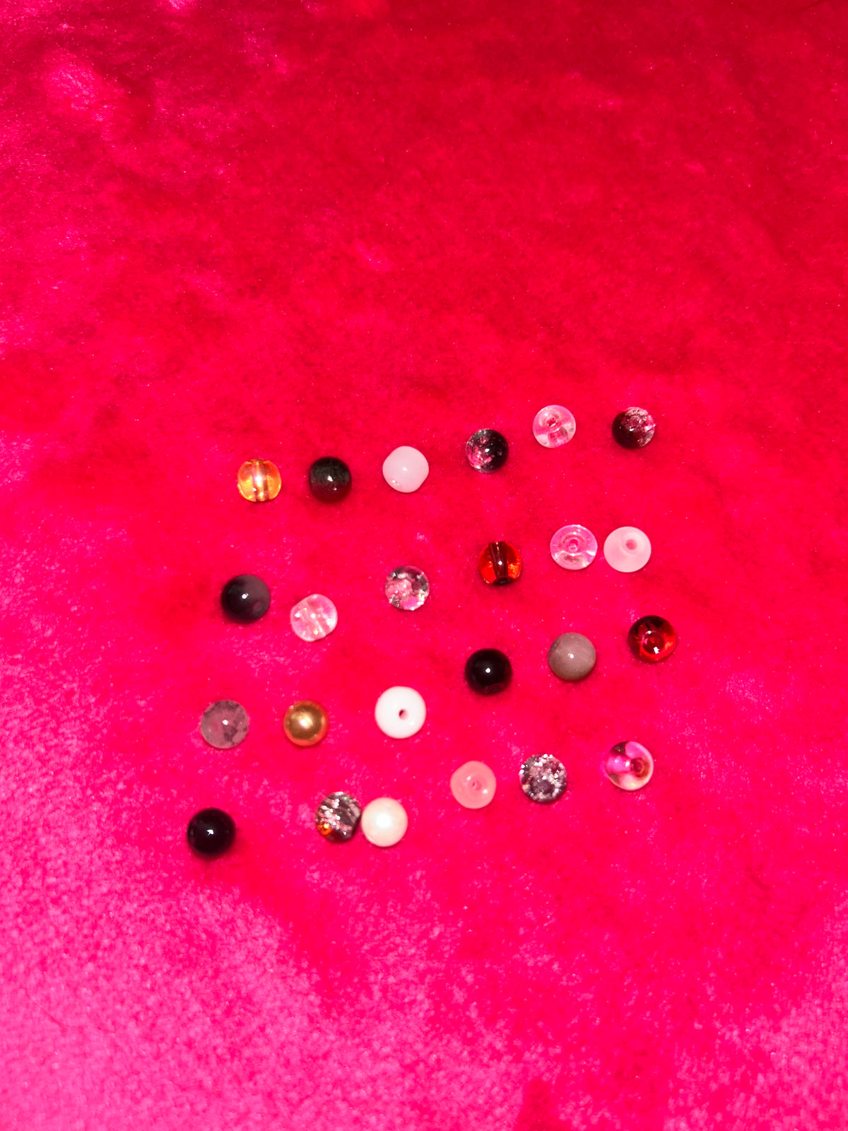 Brown/ red beads